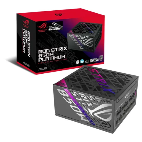 ASUS ROG Strix 850W Platinum Equalizer, Alimentatore Gaming Modulare per PC, PCle Gen