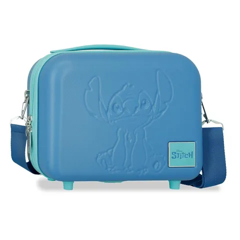 Tennis da viaggio adattabile Joumma Disney "Traveling with Stitch" Blu 29x21x15 cm Rigido