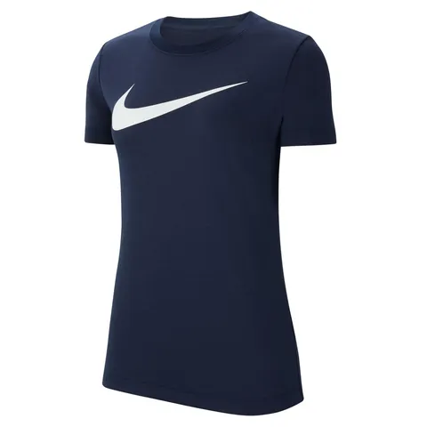 Nike CW6967-451 W NK DF PARK20 SS Tee HBR T-Shirt Donna Obsidian/White XL