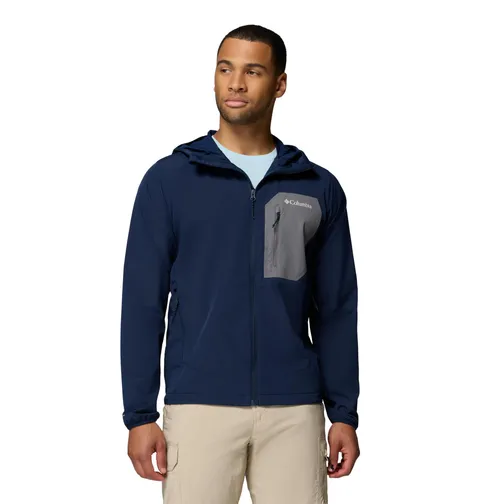Columbia Tall Heights III Giacca Softshell con cappuccio da uomo, Giacca Softshell