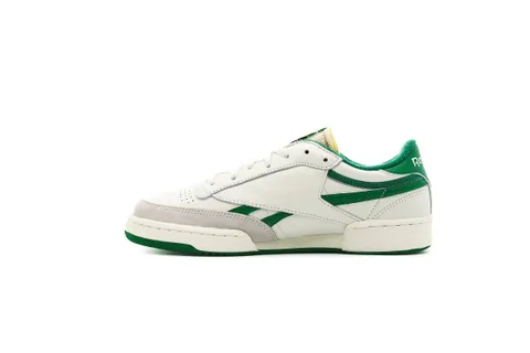 Reebok Club C Revenge Vintage, Scarpe da ginnastica Uomo, Chalk Paperwhite Glen Green, 39