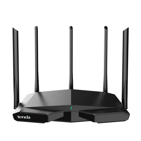 Tenda RX27 Pro Router WiFi 6E AX5700 Tri-Band, Porta Gigabit, Banda 6 GHz, CPU Quad-core