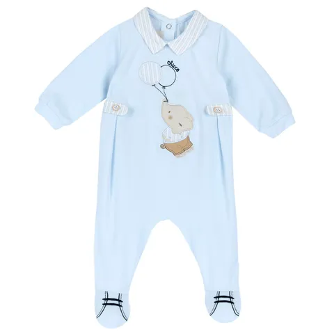 Chicco, Tutina Neonato, in Morbido e Leggero Cotone, con Comoda Apertura sulla Schiena, Ideale per la Primavera e l'Autunno, Designed in Italy, Abbigliamento Neonato 0-24 Mesi