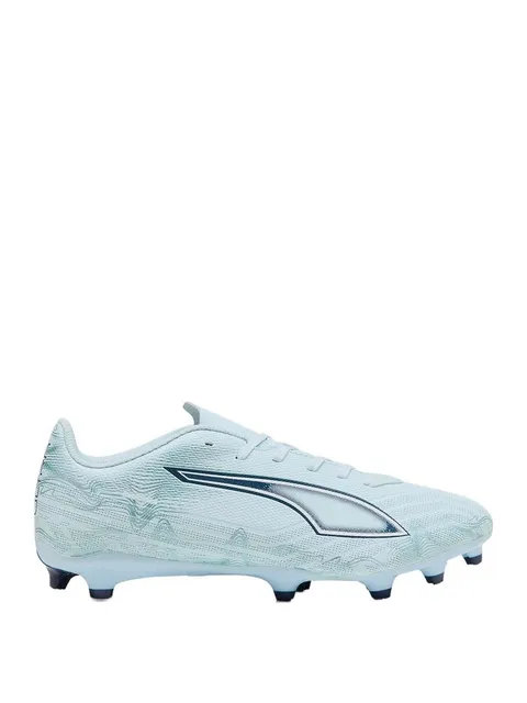 Puma Scarpa da Calcio Unisex Ultra 6 Play FG/AG, Icy Blu Bianco-Blu, Taglia 40, Icy Blue