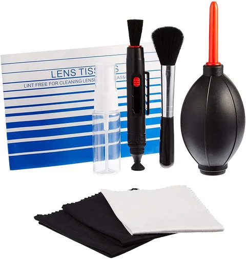 Amazon Basics Kit di pulizia per fotocamere reflex e dispositivi elettronici sensibili