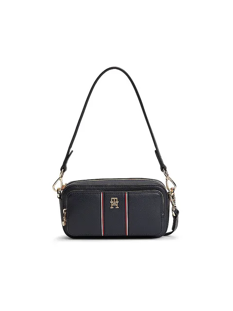 Tommy Hilfiger Th Daily Camera Bag Corp AW0AW18640 Crossover, BLU (Space Blue), taglia