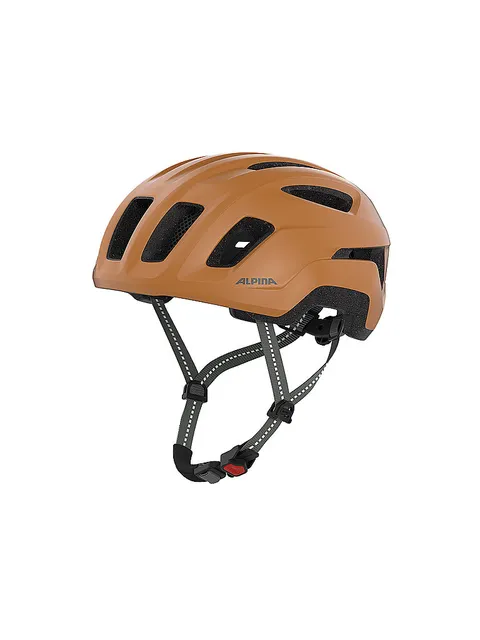 Alpina Paranus Urban - Casco da bici con luce posteriore LED, calotta interna leggera in