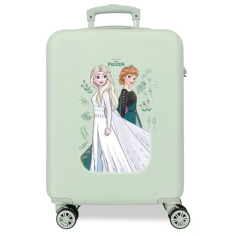 Joumma Disney Frozen Nature Valigia da cabina verde 38 x 55 x 20 cm Rigida 2,35 kg