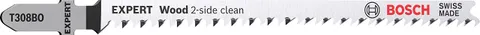 Bosch Professional 3x Lame per seghetto alternativo Expert ‘Wood 2-side clean’ T 308 BO