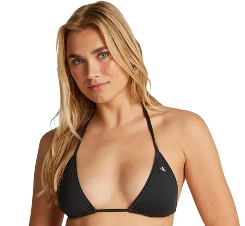 Calvin Klein Donna Top Bikini a Triangolo Imbottitura Estraibile, Nero (Pvh Black), 2XL