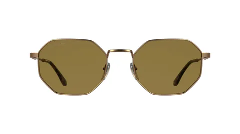 Lacoste L280S Occhiali da Sole Unisex Oro Ambrato