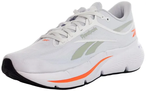 Reebok Sneaker da Uomo Zignition, White Royal Purple Flash Orange, 44.5 EU