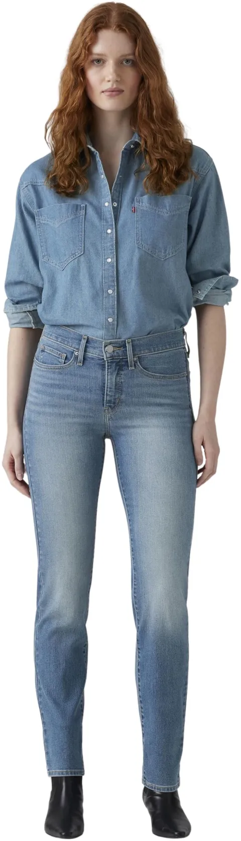 Levi's 314 Shaping Straight Eternal Indigo Mid, Eternal Indigo Mid, 31W x 30L