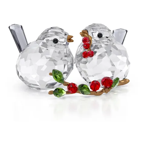 Swarovski Idyllia Coppia di Uccelli e Bacche