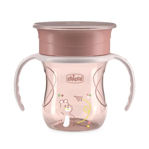 Chicco Perfect Cup Bicchiere 200ml 12+ Mesi Rosa
