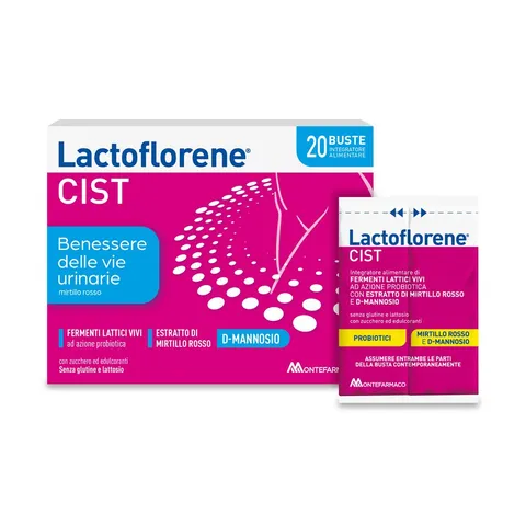 Montefarmaco Lactoflorene CIST Integratore Alimentare 20 Bustine Duocam