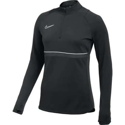 Nike Dri-Fit Academy 21, Felpa da Allenamento Donna, Opacity, Nero/Bianco Antracite