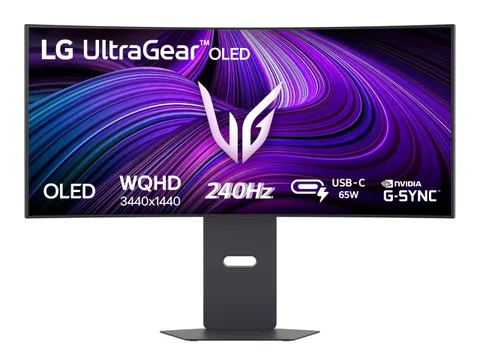 LG UltraGear OLED 34GX900A Monitor Gaming 34 Pollici Curvo per Gaming, Risoluzione WQHD