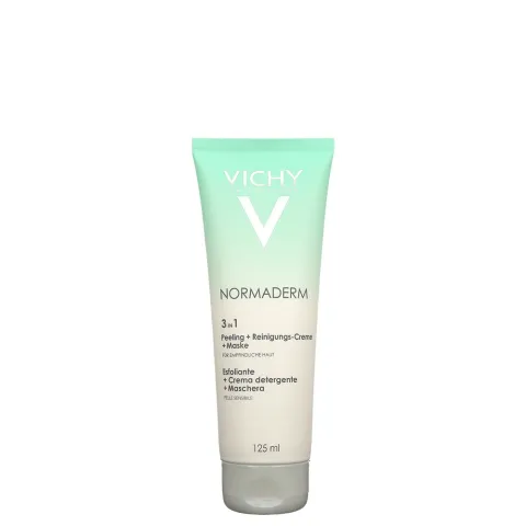 Vichy Normaderm Siero Detergente, Peeling Quotidiano per Pelle con Imperfezioni, Macchie