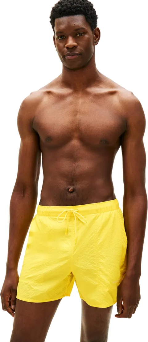 Tommy Hilfiger Uomo Pantaloncino da Bagno Medium Drawstring in Ripstop, Giallo (Buttercup