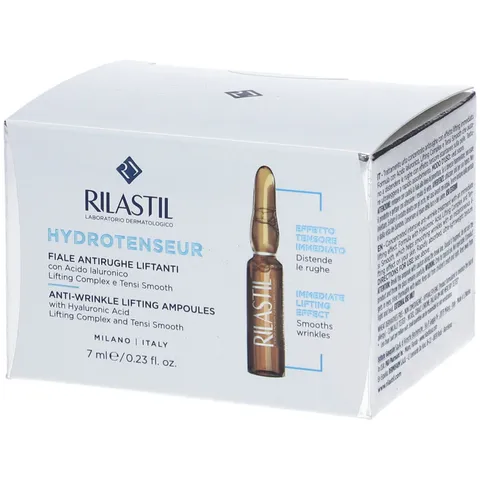 Rilastil Hydrotenseur Fiale Antirughe Liftanti, Trattamento Urto Concentrato, Effetto