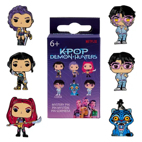 Loungefly - KPop Demon Hunters - Spille smaltate Blind Box - 1 dei 6 personaggi - Jinu