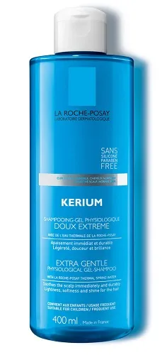 La Roche Posay Kerium, Shampoo Extra Delicato, Per Cuoio Capelluto Sensibile, Effetto
