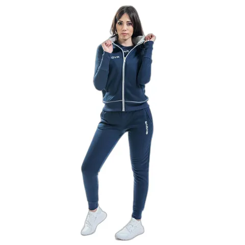 Givova TUTA KING STAR Donna Felpa BLU/Grigio Chiaro