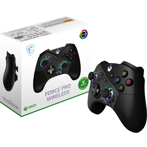 MSI Force PRO Wireless Controller - 2.4 GHz, Bluetooth, USB Type-C to A