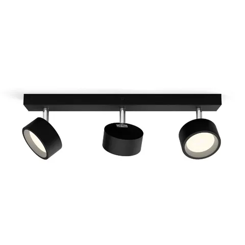 Philips LED Faretto Bracia 5.5W, 3 punti luce nero