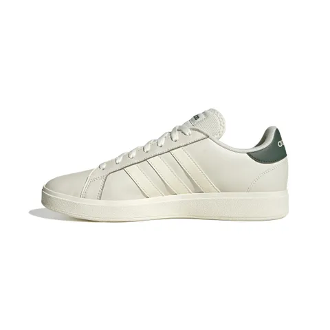 Adidas Uomo Grand Court Base 2.0 Shoes, Orbit Grey/off White/Legend Ivy, 44 2/3 EU