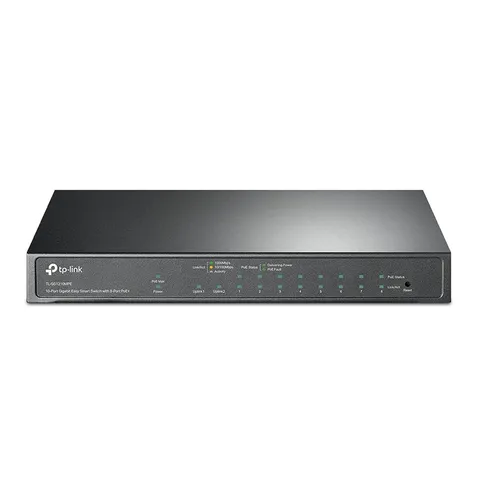 TP-Link TL-SG1210MPE Switch PoE Gestito Gigabit Ethernet, 10 Porte con 8 Porte PoE fino a