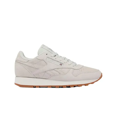 Reebok Scarpe da Ginnastica da Donna, in Pelle, Colore: Grigio Calco/Gomma, 40 EU