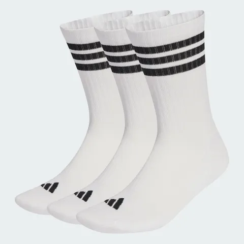 adidas Unisex - Adulto 3Stripes Cushioned Sportswear Crew Socks 3 Pair Pack