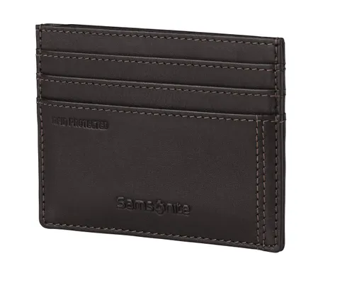 Samsonite Attack 2 SLG - Porta carte di credito, 10 cm, Marrone (Ebony Brown)