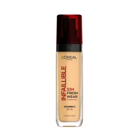 L'Oréal Paris Fondotinta Liquido Infaillible 32H, Coprente a Lunga Tenuta con Protezione