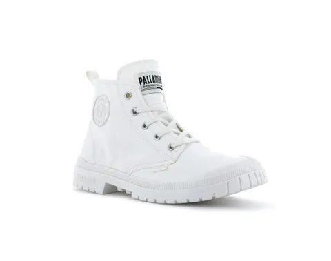 Palladium Pampa Sp20 Hi Cvs, Stivali Sneaker Unisex - Adulto, Bianco, 44.5 EU