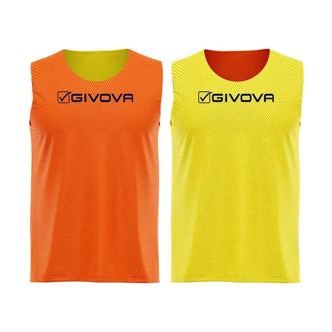 Givova Casacca Double Arancione/Giallo, S