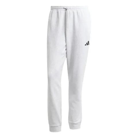 adidas Uomo Essentials Feelcozy Fleece PANT, light grey heather/black, M