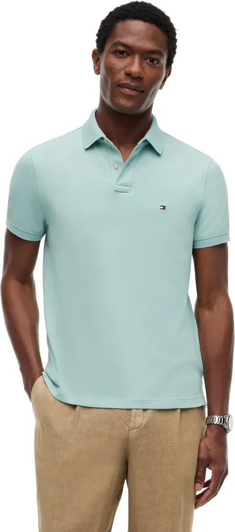 Tommy Hilfiger Polo Uomo 1985 Regular MW0MW17770 S/S Polo, Verde, XXL
