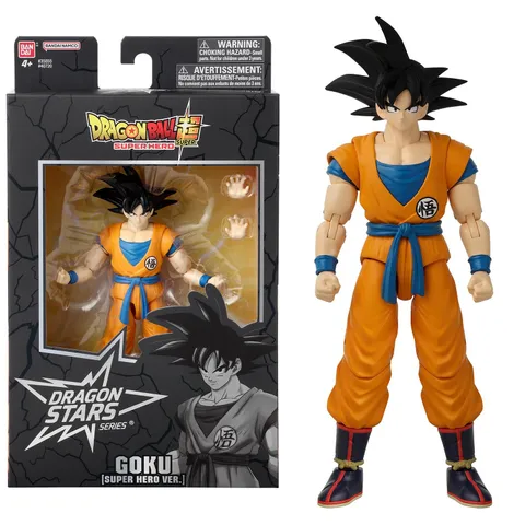 Dragon Ball Super Bandai Super Hero - Figurina Dragon Star 17 cm - Goku - Licenza