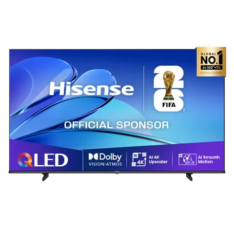 Hisense TV 58" QLED 4K 2025 58E78Q, Smart TV Vidaa U8, Dolby Vision, HDR 10+, Game Mode