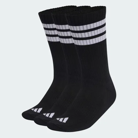 adidas Unisex - Adulto 3Stripes Cushioned Sportswear Crew Socks 3 Pair Pack