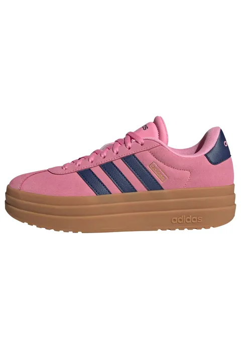 adidas Donna VL Court Bold Shoes, Bliss Pink/Dark Blue/Gold Metallic, 36 EU