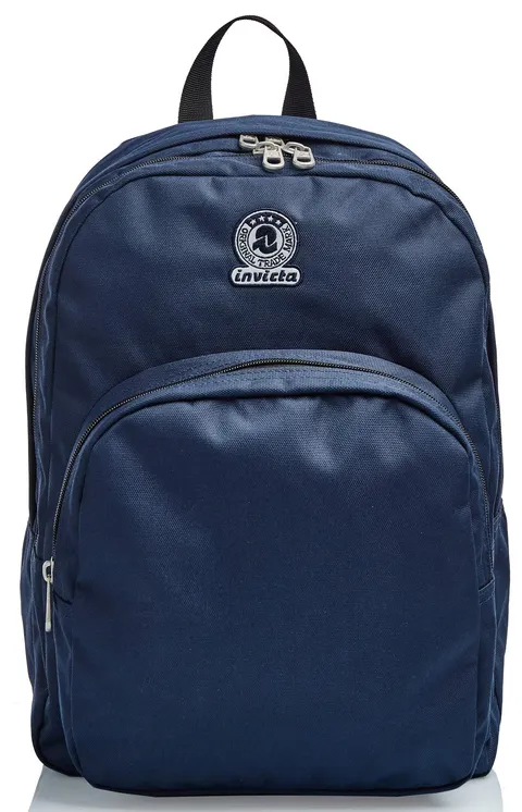 Invicta Zaino Benin M Invicta, Eco, Material, Blu, Doppio Scomparto, Scuola y Tempo Libero