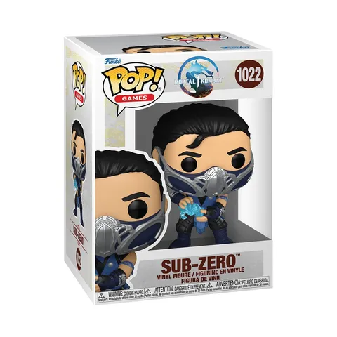 Funko Pop! Games: MK1 - Sub-Zero - Sub Zero - Mortal Kombat Game Franchise - Figura in