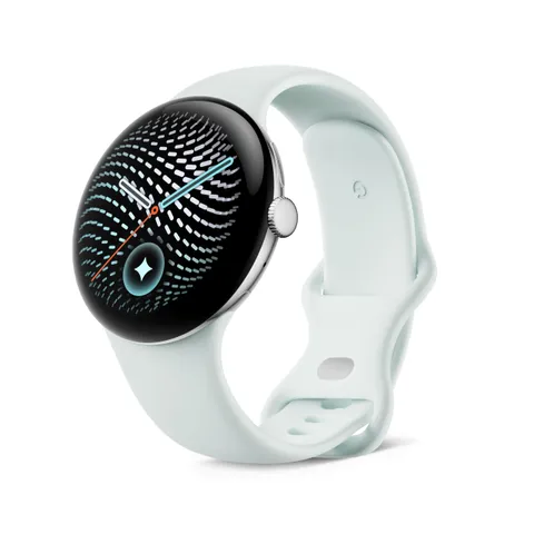 Google Pixel Watch 5 (45mm) Smartwatch Argento/Grigio Nebbia, Wi-Fi