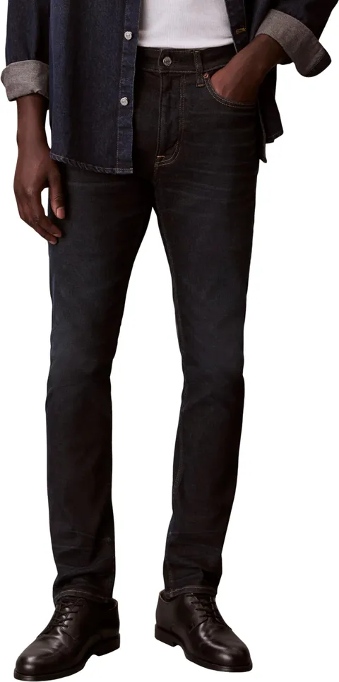 Calvin Klein Uomo Jeans Vintage Rinse Skinny Fit, Blu (Vintage Rinse), 34W/34L