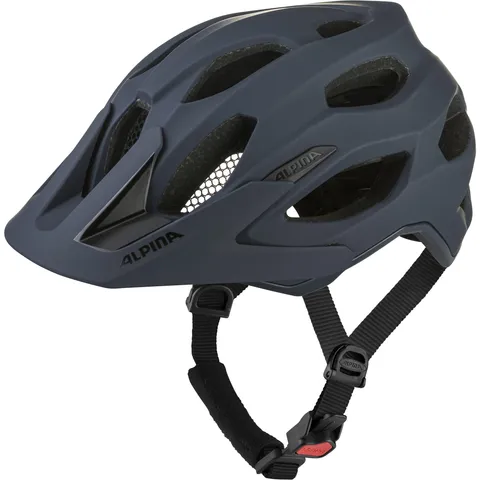 Alpina Carapax 2.0 - Casco da bici leggero, stabile e confortevole con rete anti-insetti