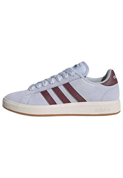 adidas Donna Grand Court Base 00S Shoes, Crystal Sky/Shadow Red/Gum10, 36 EU